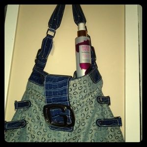 Guess & Wallet with body tattoo enhance oil